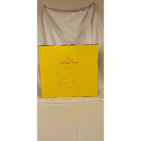 Sun Squad Inflatable Kiddie Pool Octopus Pool - Ages 2+, 5 FT Diameter, NEW - Picture 5 of 8